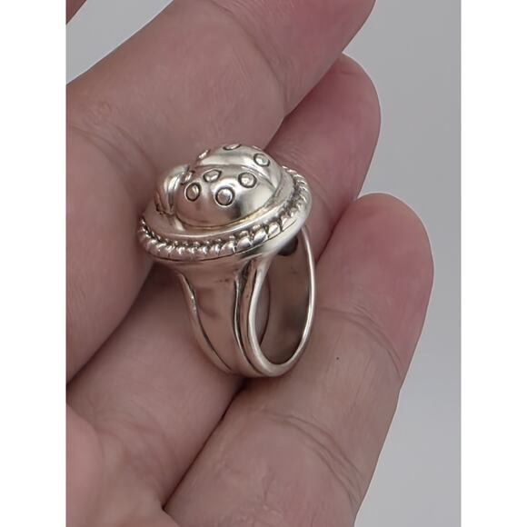 BARRY KIESELSTEIN CORD STERLING SILVER 925 LADYBUG RING SIZE 6 - Picture 9 of 16